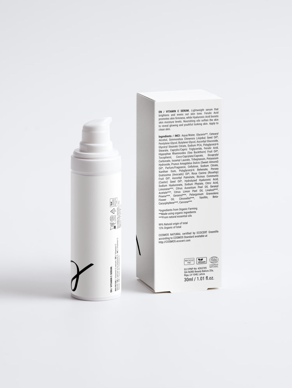 Vitamin C Brightening Serum – Natural Glow & Skin Firming Booster