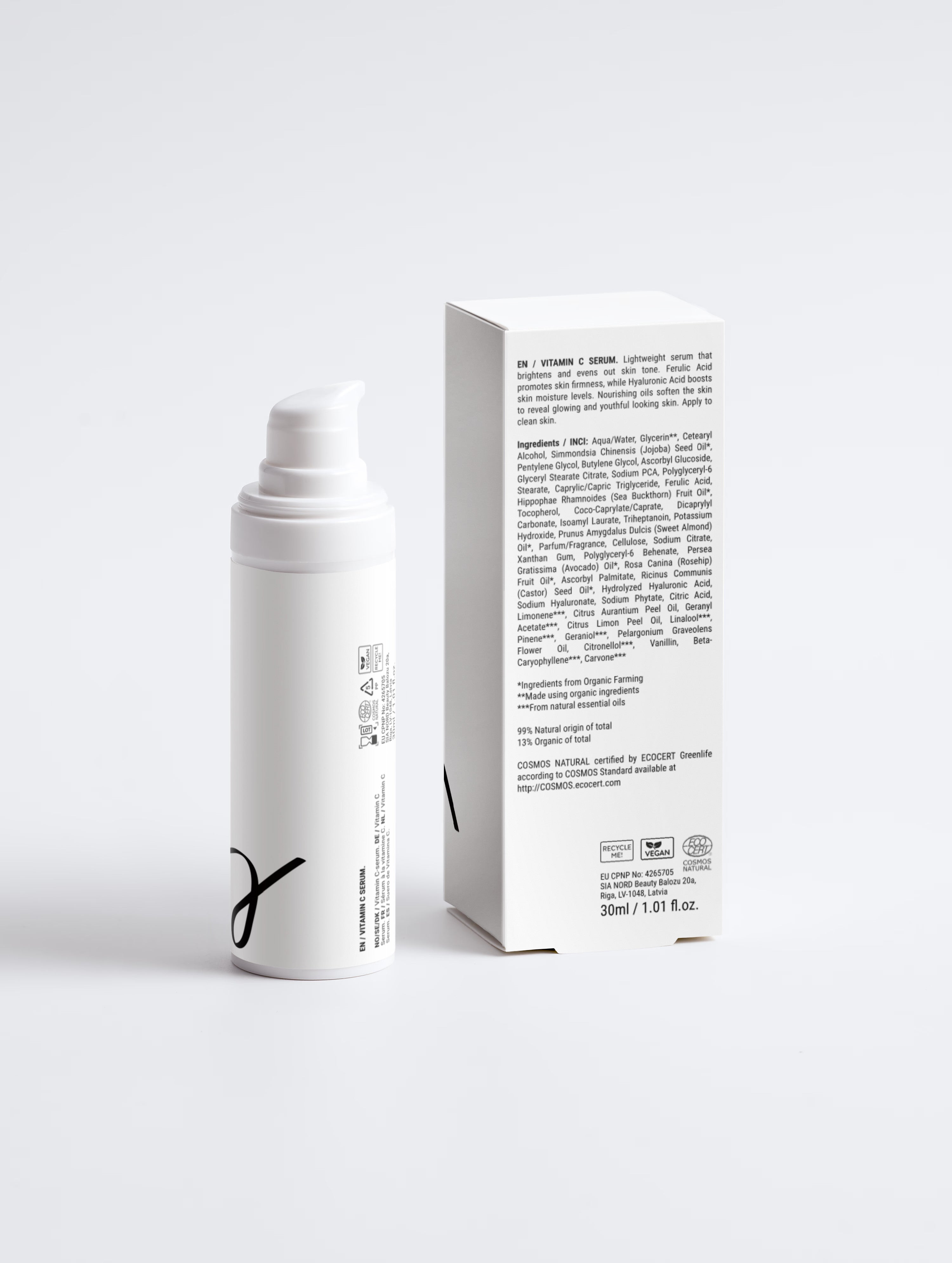 Vitamin C Brightening Serum – Natural Glow & Skin Firming Booster